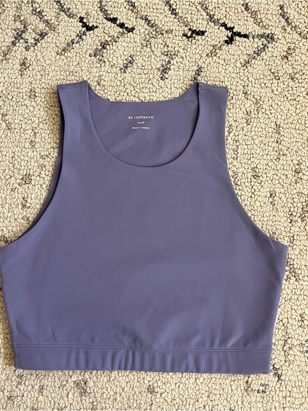 REI Cooperative Purple Cropped Bra Tank